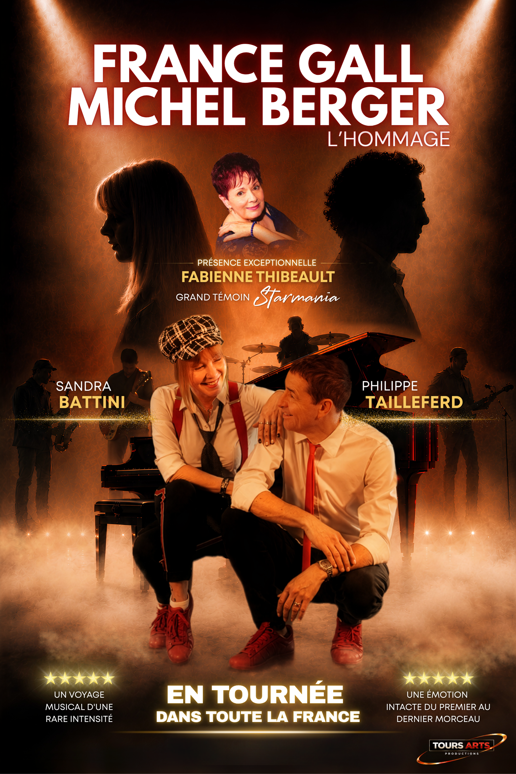 Affiche spectacle France Gall et Michel Berger
