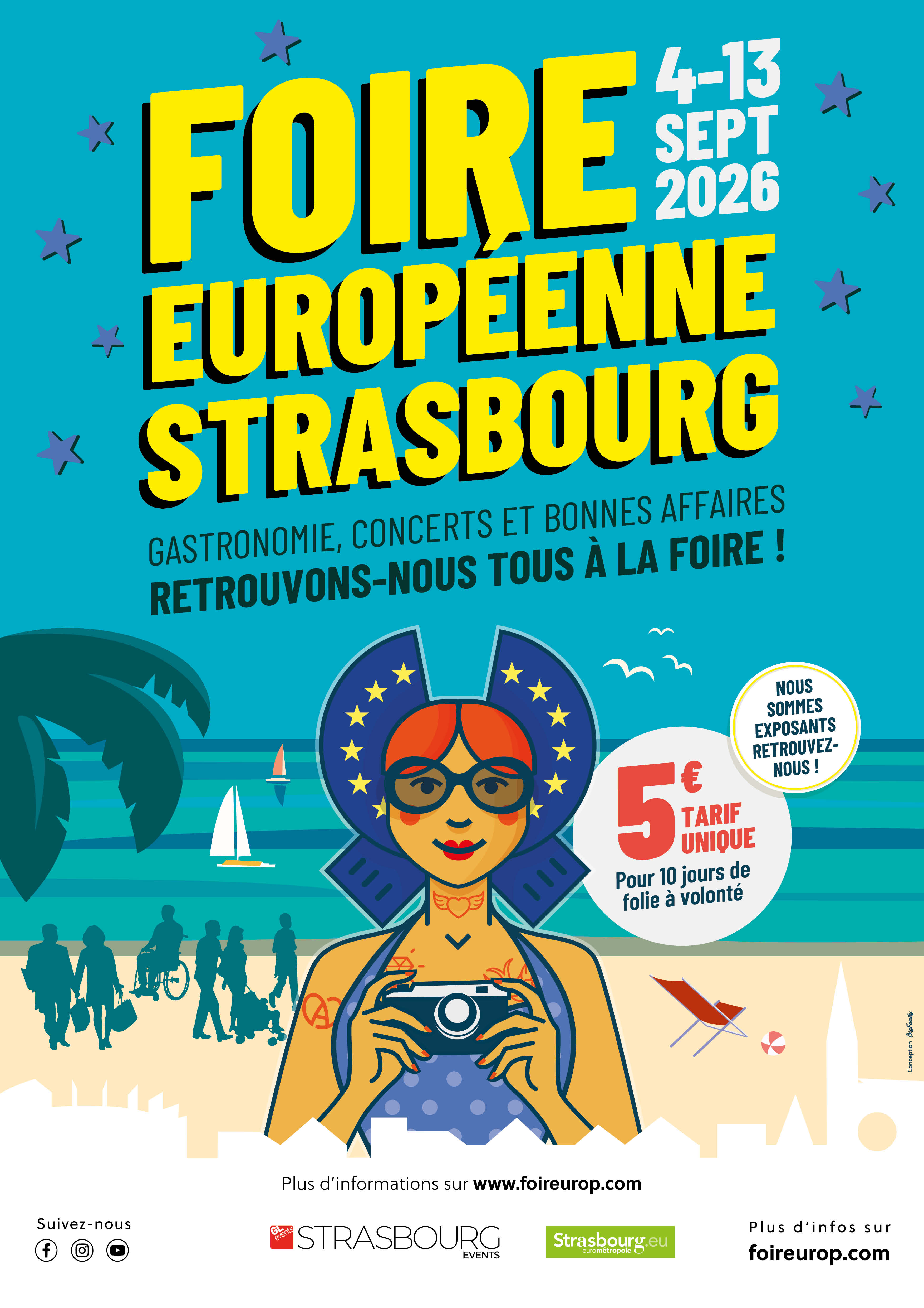 Affiche Foire Européenne 2026