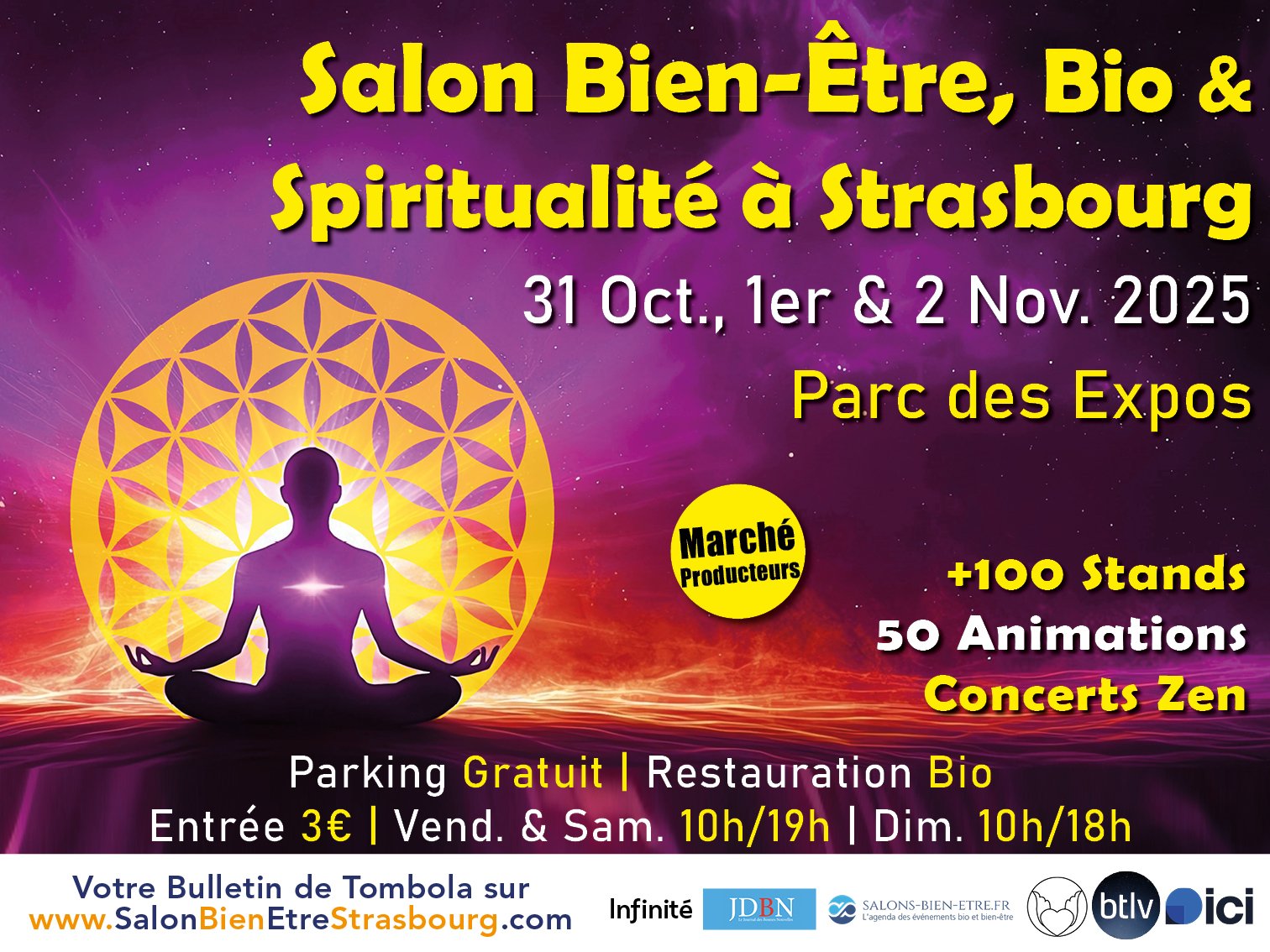 Salon Bien être Bio Spiritualité Strasbourg 2025