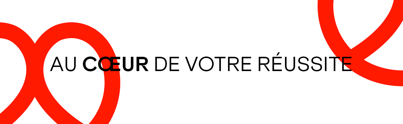 Bannière titre au coeur de votre réussite
